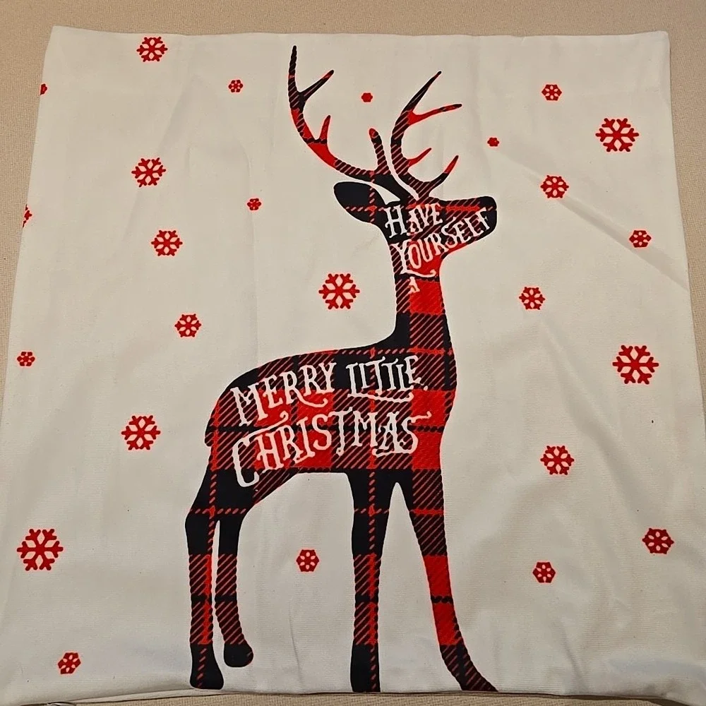Christmas‎ Holliday Decorations Pillow Covers 18''x18'' - Set of 3